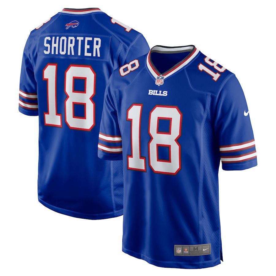 Men Buffalo Bills #18 Justin Shorter Nike Royal Home Game NFL Jersey->buffalo bills->NFL Jersey